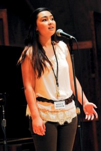 Kelly Muller performs at Great American Songbook Competition